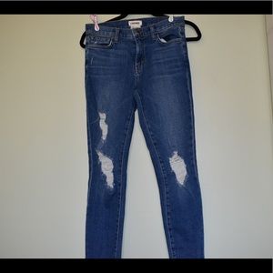 L’AGENCE Marcelle size 25 distressed jeans
